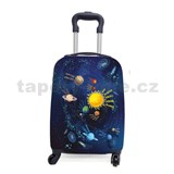 Detský kufor vysoký na kolieskach kosmos