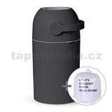 Kôš na použité plienky a bio odpad + vrecká - graphite