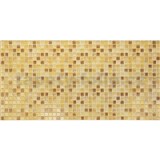 Obkladové panely 3D PVC rozmer 955 x 480 mm mozaika s dekorom béžová - POSLEDNÉ KUSY