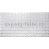 Obkladové panely 3D PVC rozmer 960 x 480 mm mozaika biela malá