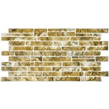 Obkladové panely 3D PVC rozmer 1025 x 495 mm ukladaný kameň hnedý - POSLEDNÉ KUSY