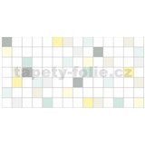 Obkladové panely 3D PVC rozmer 955 x 480 mm obklad farebný so sivou špárou