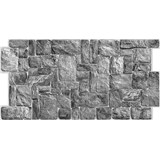 Obkladové panely 3D PVC rozmer 980 x 490 x 0,3 mm ukladaný kameň prírodný sivý