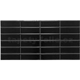 Obkladové panely 3D PVC rozmer 964 x 484 mm tehla čierná s bielou škárou - POSLEDNÉ 3 KUSY