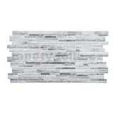 Obkladové panely 3D PVC rozmer 960 x 500 mm vulkanická tehla sivá