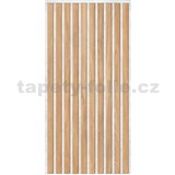 Obkladové panely 3D PVC rozmer 280 x 600 mm lamely svetlo hnedé