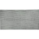 Obkladové panely 3D PVC rozmer 500 x 970 mm vlnovky sivé