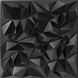 Obkladové panely 3D PVC Mirror black rozmer 500 x 500 mm, hrúbka 1 mm - POSLEDNÍ KUSY