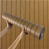 Samolepiace lamely na stenu na penovom podklade tmavo hnedé rozmer 280 x 60 cm