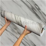 Samolepiaci panel na stenu na penovom podklade mramor sivý rozmer 280 x 60 cm