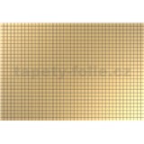 Obkladové panely 3D PVC rozmer 944 x 645 mm, obklad zlatá mozaika s čiernou špárou - POSLEDNÉ KUSY