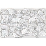 Obkladové panely 3D PVC rozmer 984 x 633 mm, ukladaný kameň sivý - POSLEDNÉ KUSY