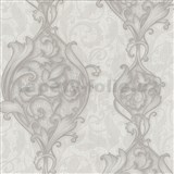 Vliesové tapety Studio Line - Opulent zámocké ornamenty svetlo hnedé s leskom - POSLEDNÉ KUSY