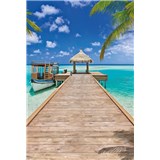 Vliesové fototapety Beach Resort rozmer 124 cm x 184 cm