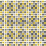 Vinylové tapety na stenu kachličky mozaika sivo-žltá - POSLEDNÉ KUSY