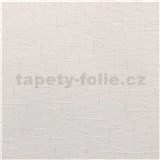 Vinylové tapety na stenu IMPOL Timeless textilná štruktúra biela