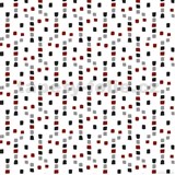 Obrus metráž štvorčeky sivo-červené
