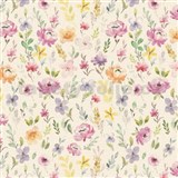 Obrus metráž farebné kvetiny s lístkami