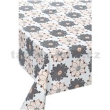 Obrus metráž moderný floristický motív