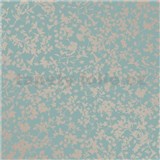 Vliesové tapety na stenu florálny vzor zlatý na zelenom podklade