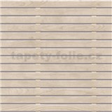 Vliesové tapety na stenu Artifice lamely dub natural s metalickou medzerou