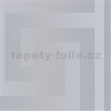 Luxusné vliesové tapety Versace III grécky kľúč strieborný-POSLEDNÉ KUSY